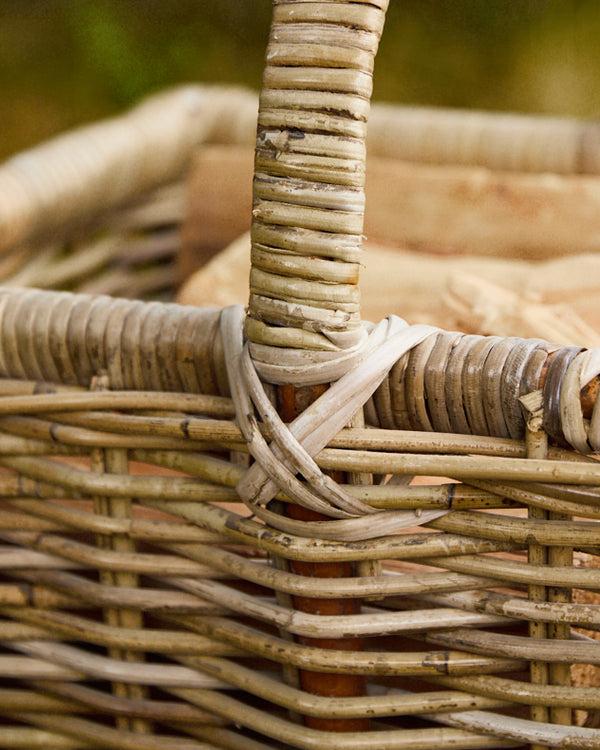 Dibor Small Rattan Open Log Basket