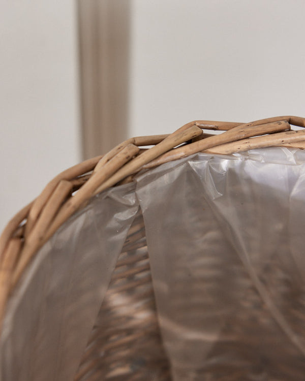 Dibor Small Round Wicker Planter Basket