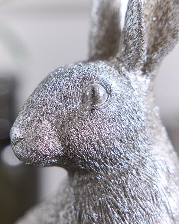 Dibor Small Silver Hare Ornament