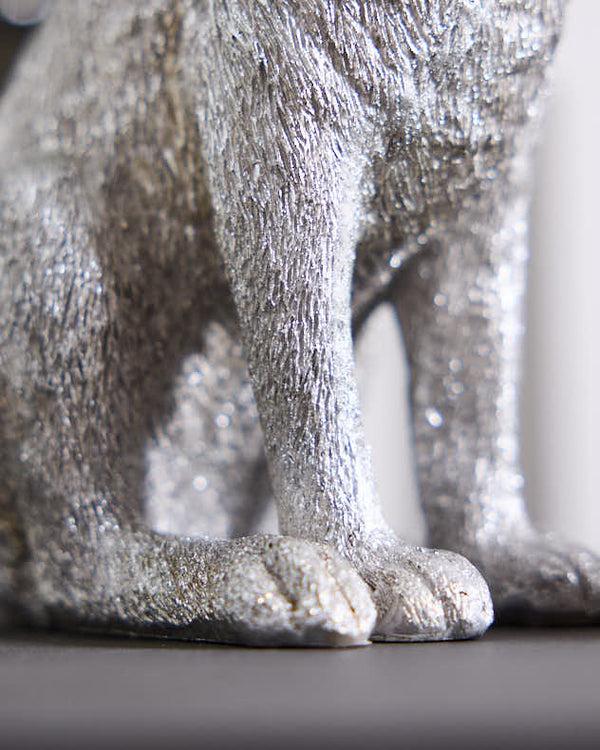 Dibor Small Silver Hare Ornament