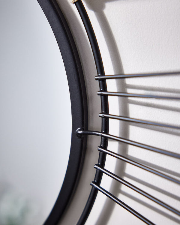 Dibor Sola Sunbeam Metal Wall Mirror