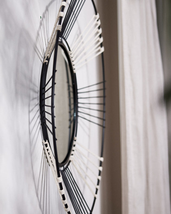 Dibor Sola Sunbeam Metal Wall Mirror