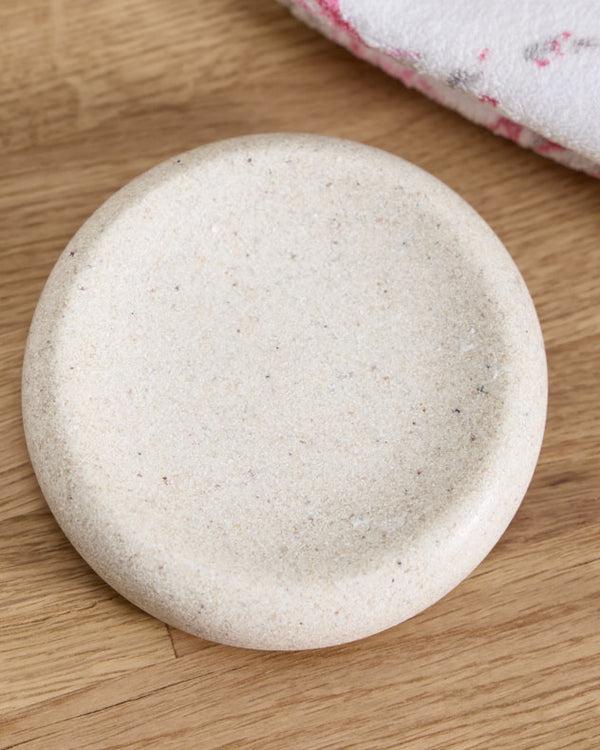 Dibor Speckled Beige Ceramic Soap Dish