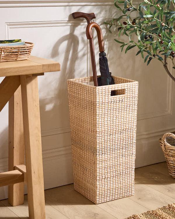 Dibor Square Rattan Umbrella Basket