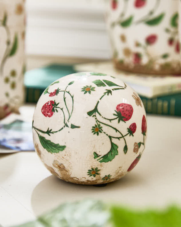 dibor Strawberry Print Ornament