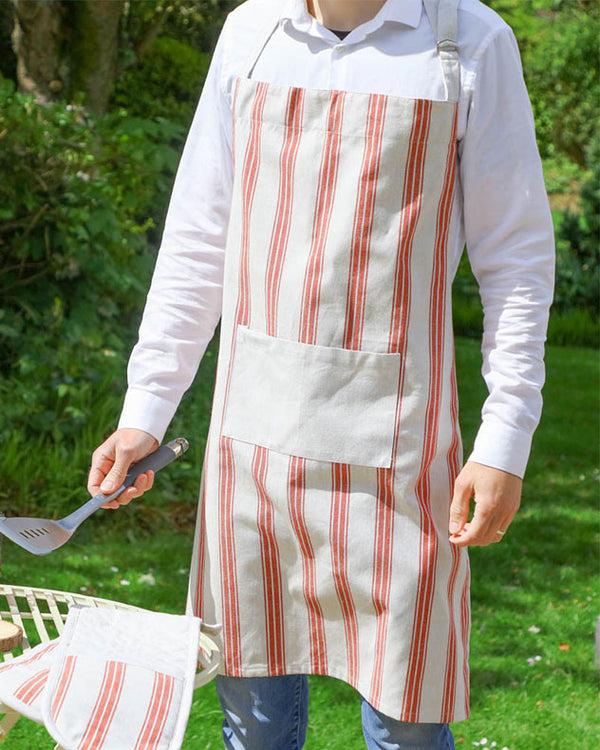 dibor Striped Summer Barbecue Apron