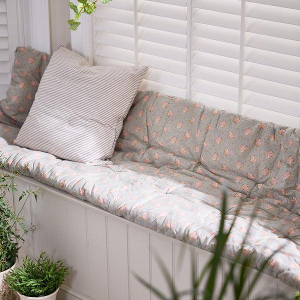 dibor Summer Rose Bench Cushion