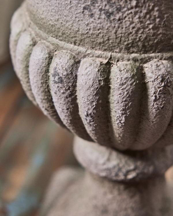 Dibor Tall Grey Garden Urn Planter