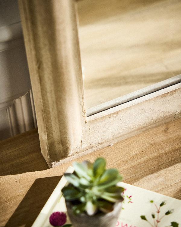 Dibor Tall Round Arch Window Mirror