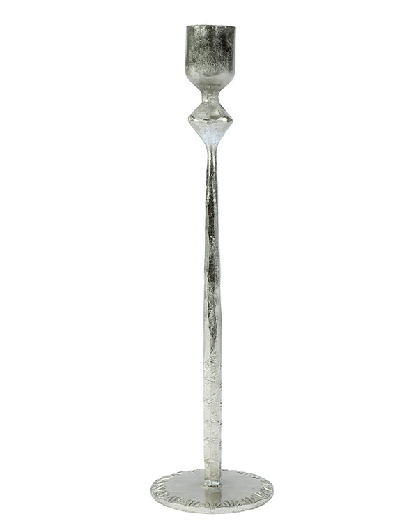 Dibor Tall Silver Candle Stick