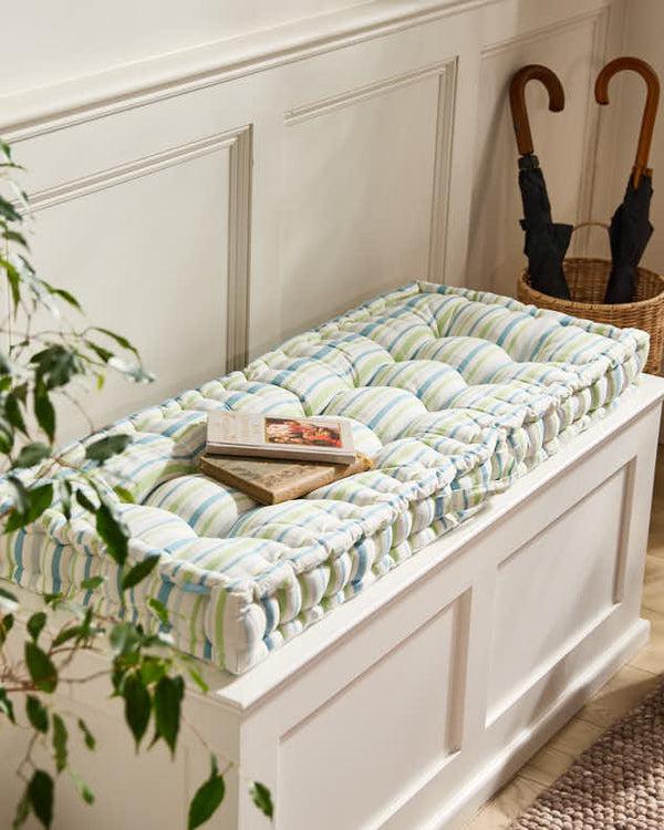 dibor Tenby Stripe Indoor Bench Cushion