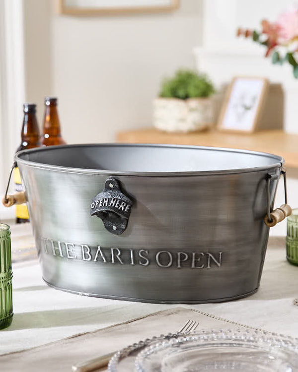 Dibor The Bar Is Open Beer Bottle Bucket