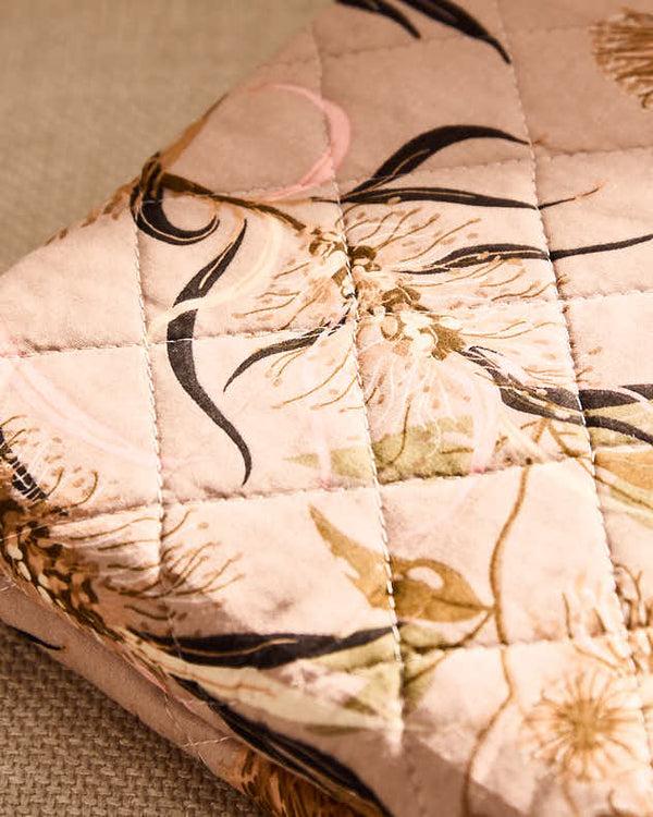 Dibor Tourmant Floral Quilted Throw