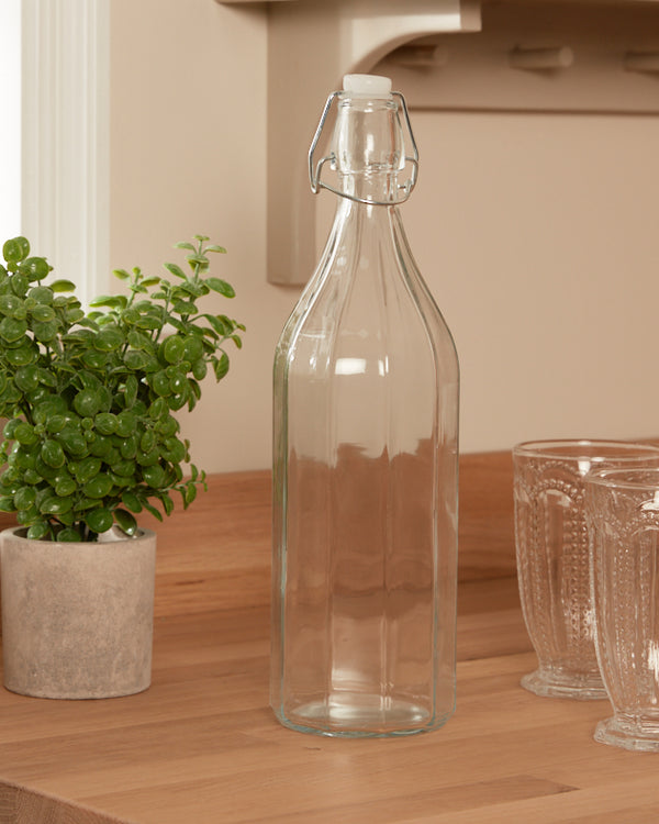 Dibor Traditional Glass Bottle With Stopper