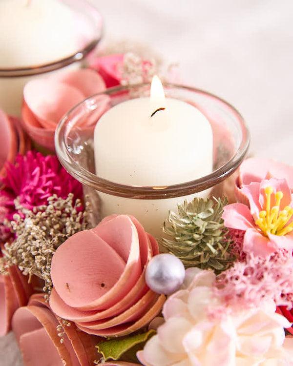 Dibor Triple Belford Floral Candle Holder