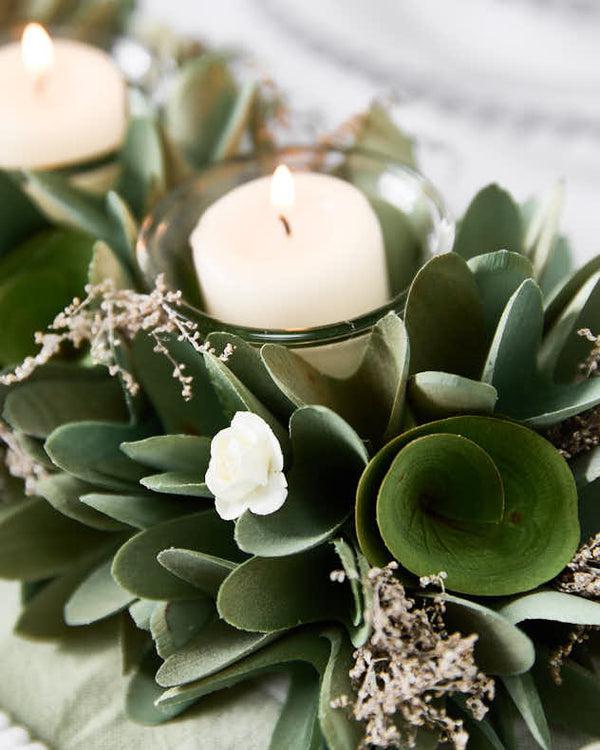 Dibor Triple Stockbridge Floral Candle Holder