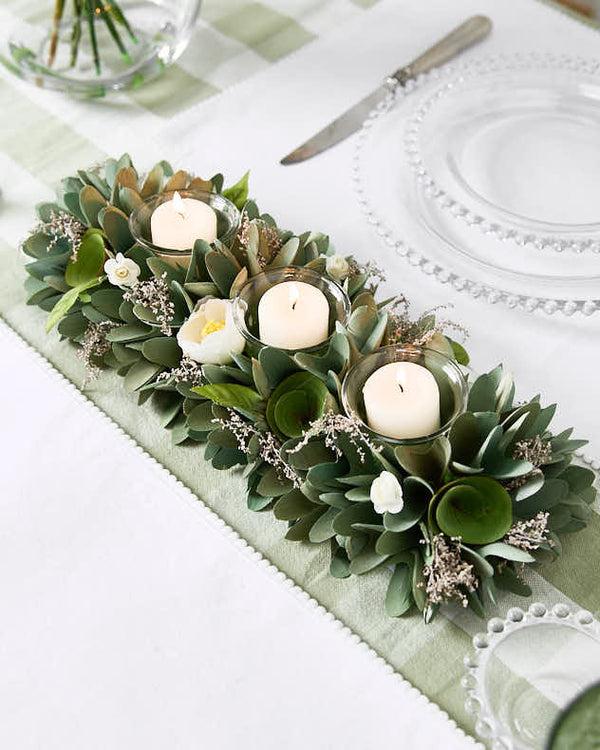 dibor Triple Stockbridge Floral Candle Holder