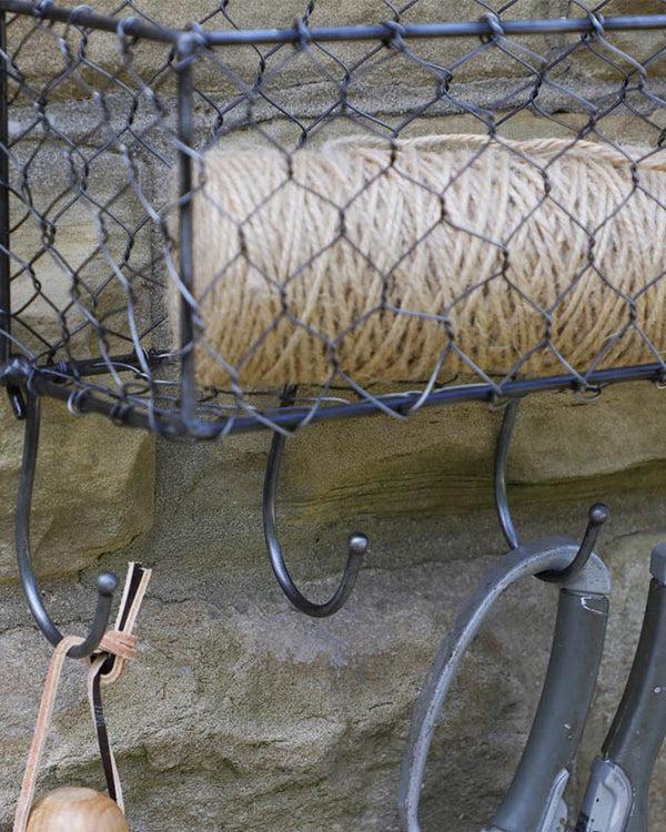 Dibor Two Compartment Garden Wall Rack