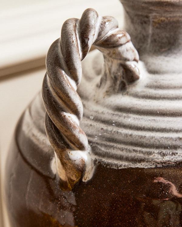 Dibor Two Tone Terracotta Vase