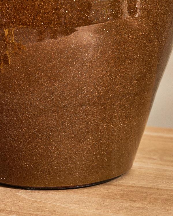 Dibor Two Tone Terracotta Vase