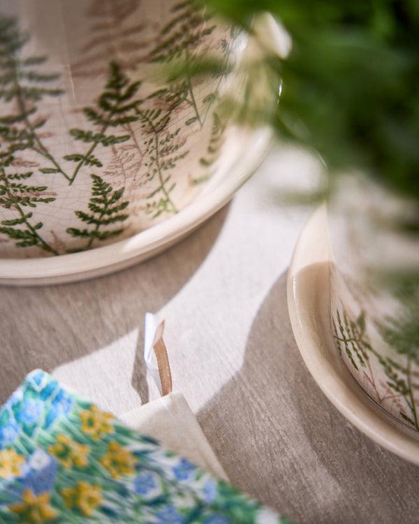 Dibor Varen Set Of 2 Fern Planters With Trays