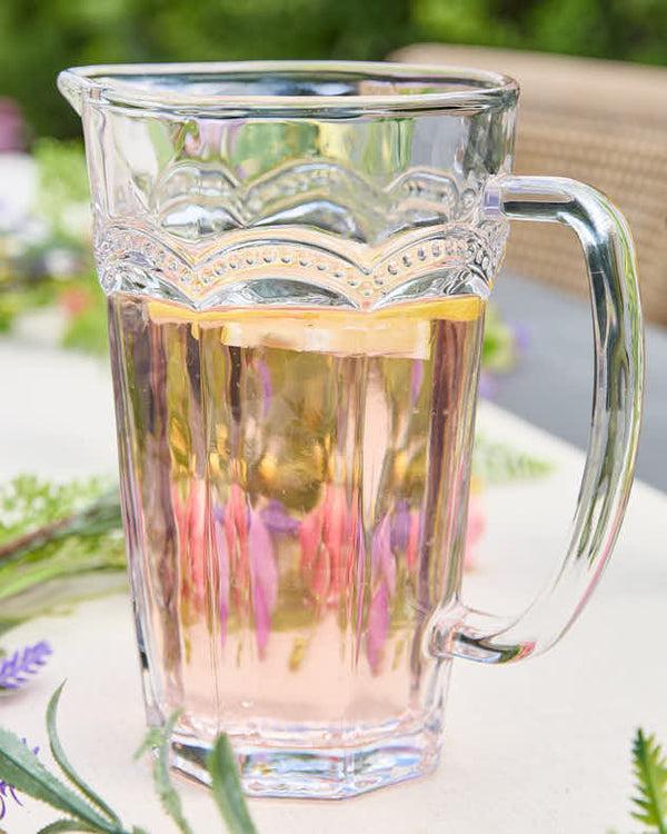 dibor Vela Beaded Glass Serving Pitcher
