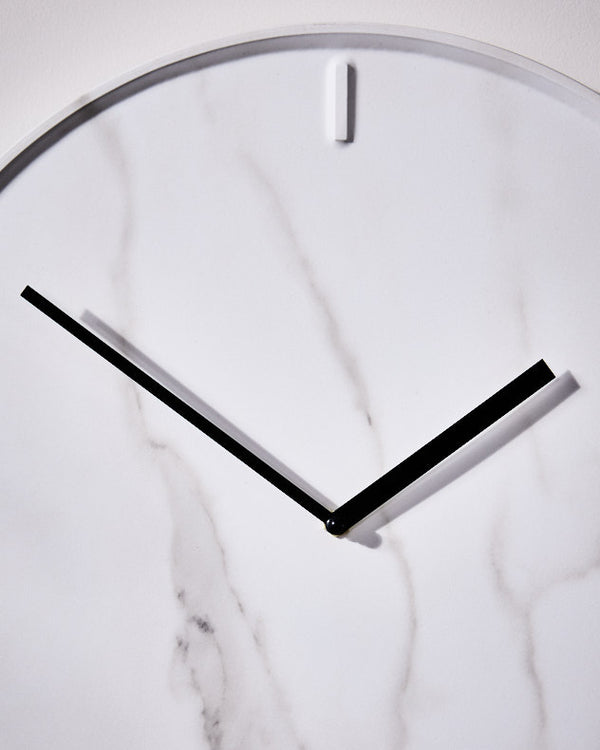 Dibor Ventura Marble Effect Wall Clock