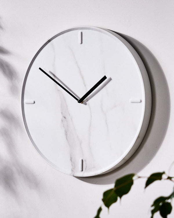 dibor Ventura Marble Effect Wall Clock