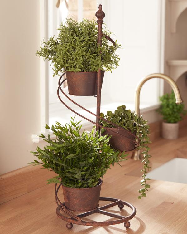 dibor Vintage 3 Tier Spiral Planter