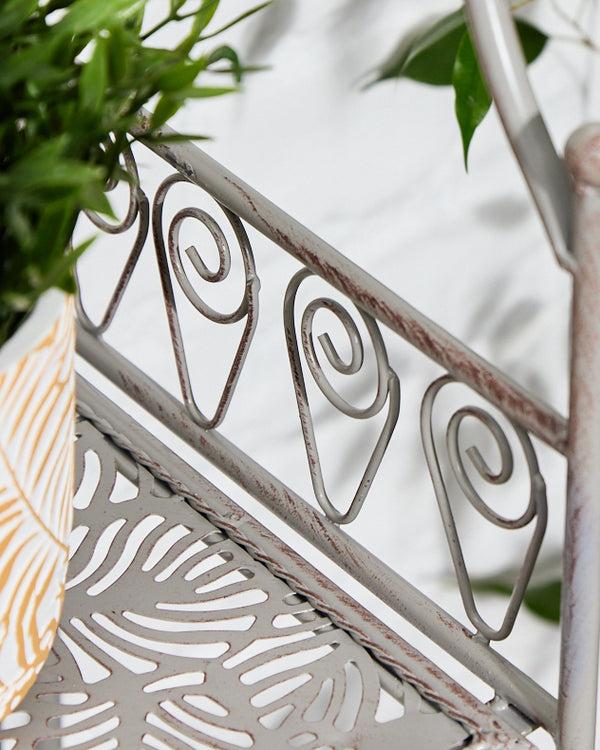 Dibor Vintage Grey 3 Tier Plant Shelf