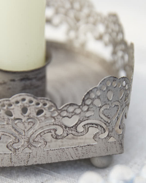 Dibor Vintage Heart Candle Holder
