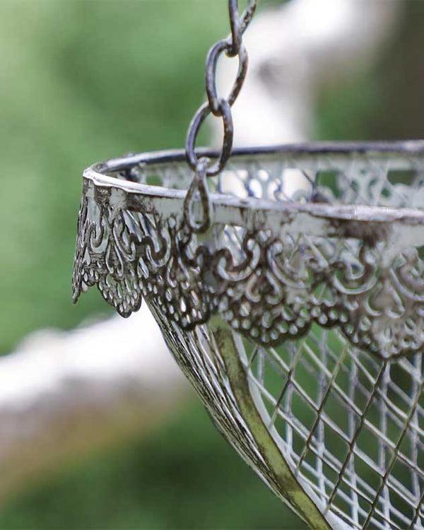 Dibor Vintage Ornate Hanging Basket