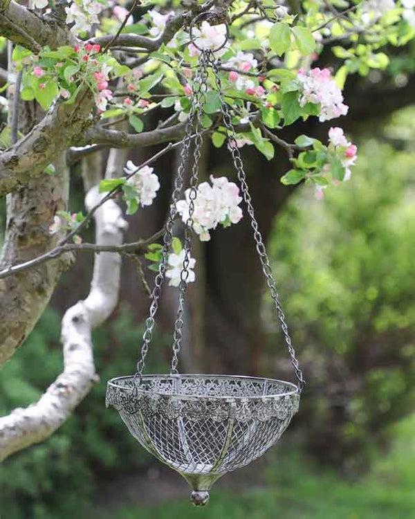 dibor Vintage Ornate Hanging Basket