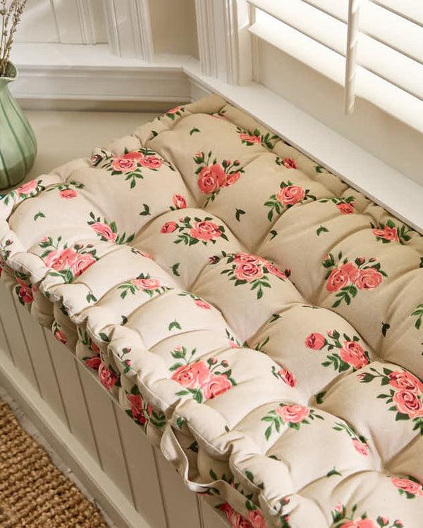 Dibor Vintage Rose Indoor Bench Cushion