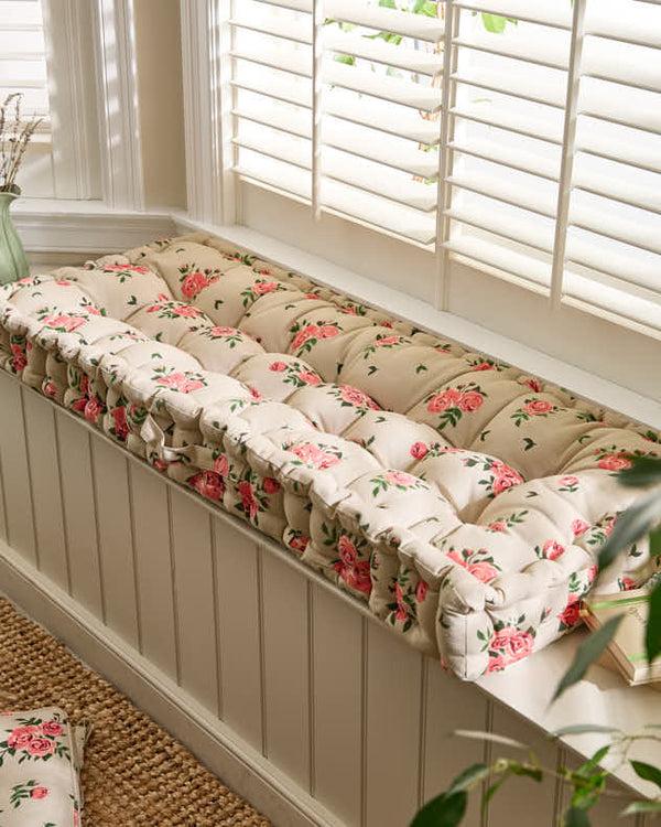 dibor Vintage Rose Indoor Bench Cushion