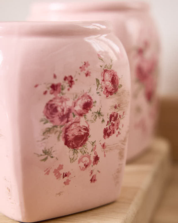 Dibor Vintage Rose Pink Vase