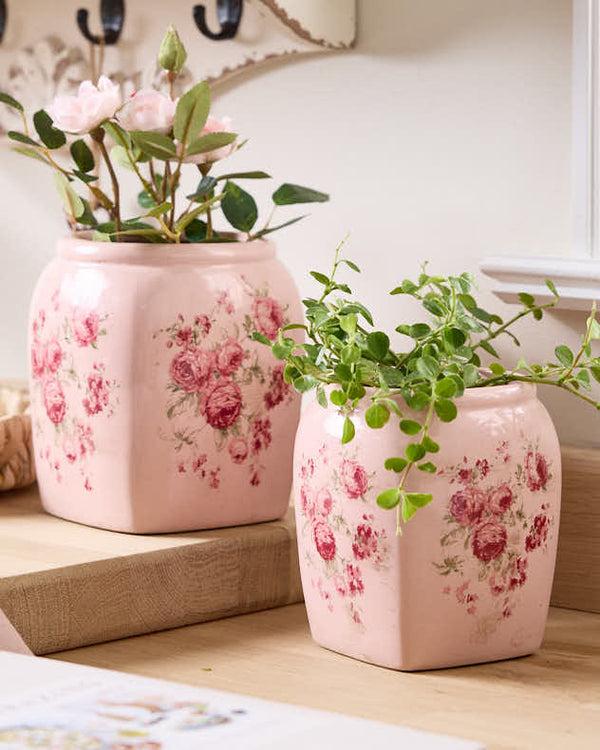 dibor Vintage Rose Pink Vase