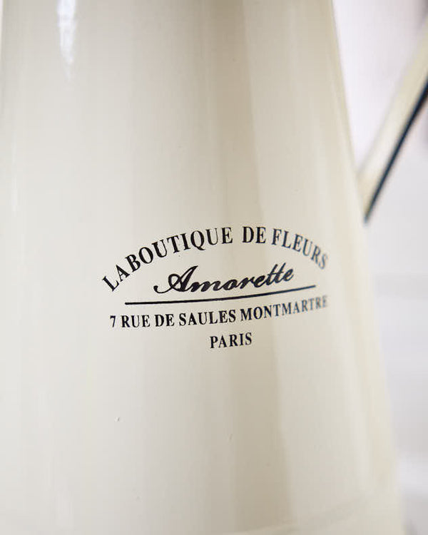 Dibor Vintage Style Cream Pitcher Jug Flower Vase