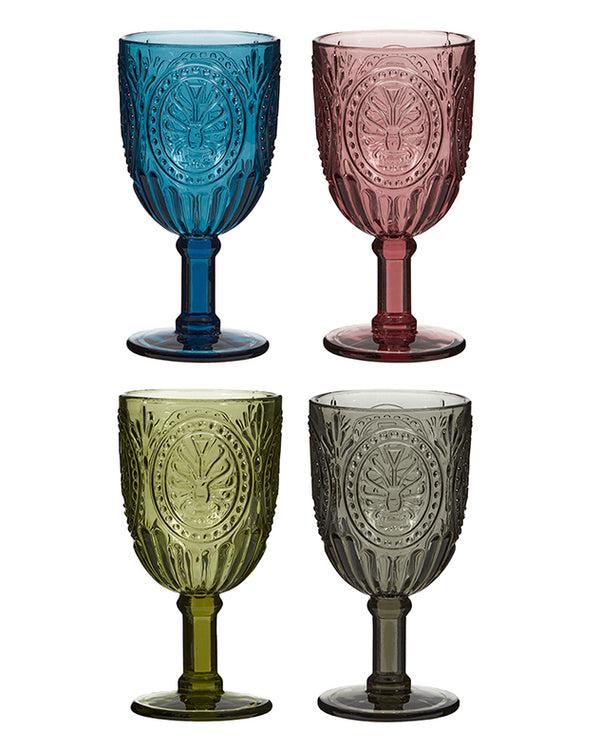 Dibor Vivaldi Coloured Glass Wine Goblets