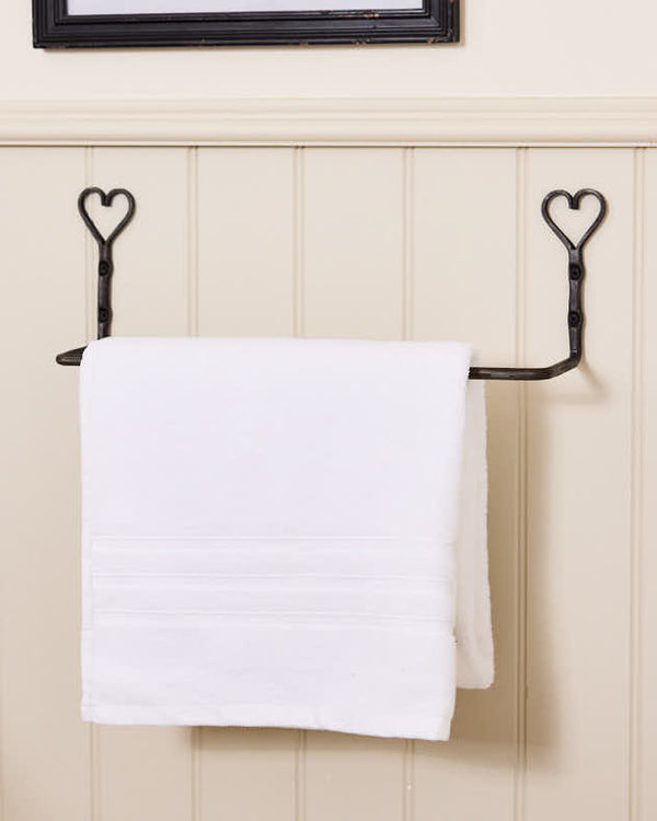 dibor Wall Mounted Heart Towel Rail