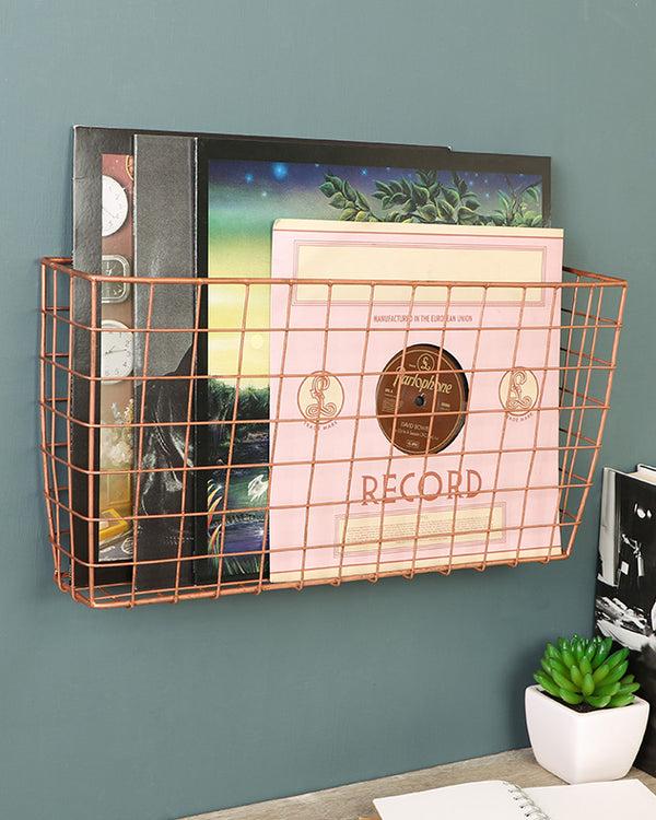 dibor Wall Mounted Record Basket