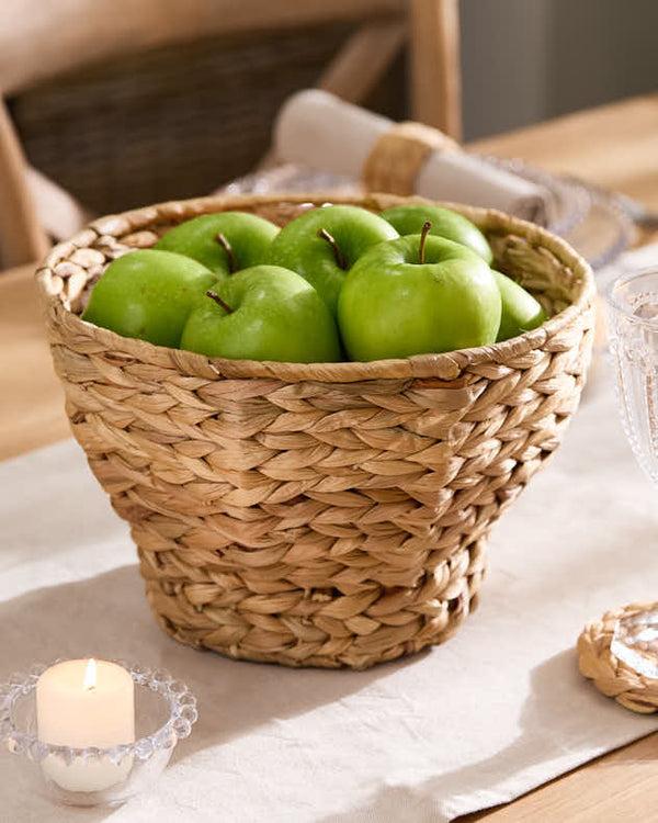 dibor Water Hyacinth Footed Fruit Bowl