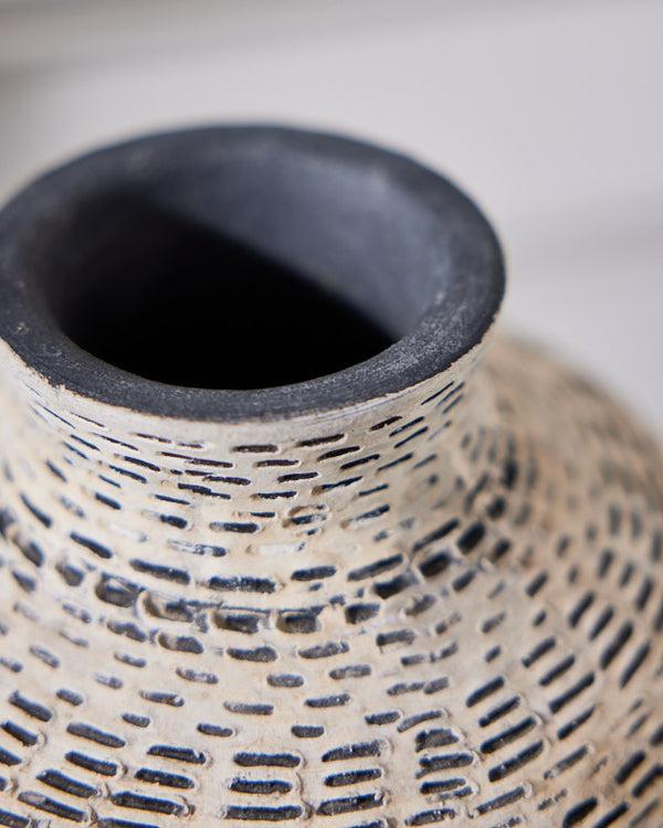 Dibor Welte Textured Stoneware Vase