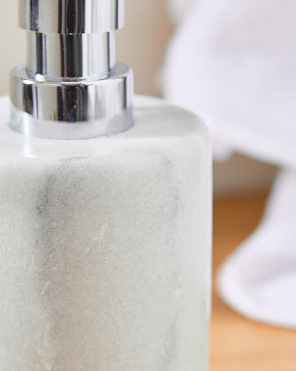 Dibor White Marble Soap Dispenser