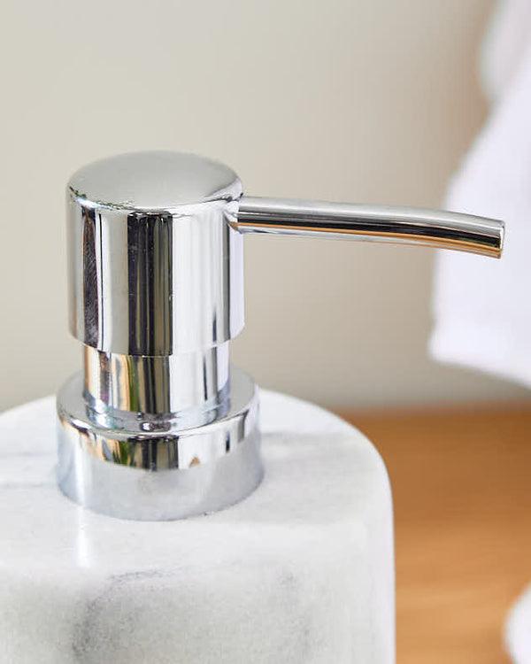 Dibor White Marble Soap Dispenser