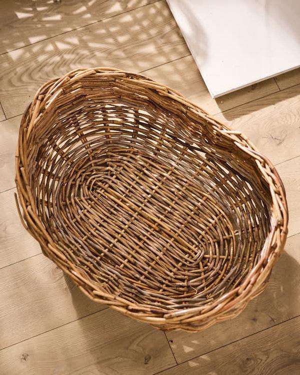 Dibor Wicker Boat Kindling Basket