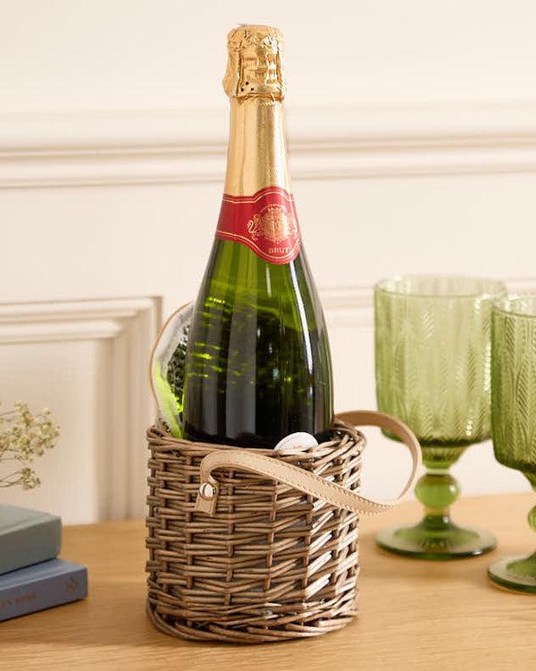 dibor Wicker Champagne Cooler Basket