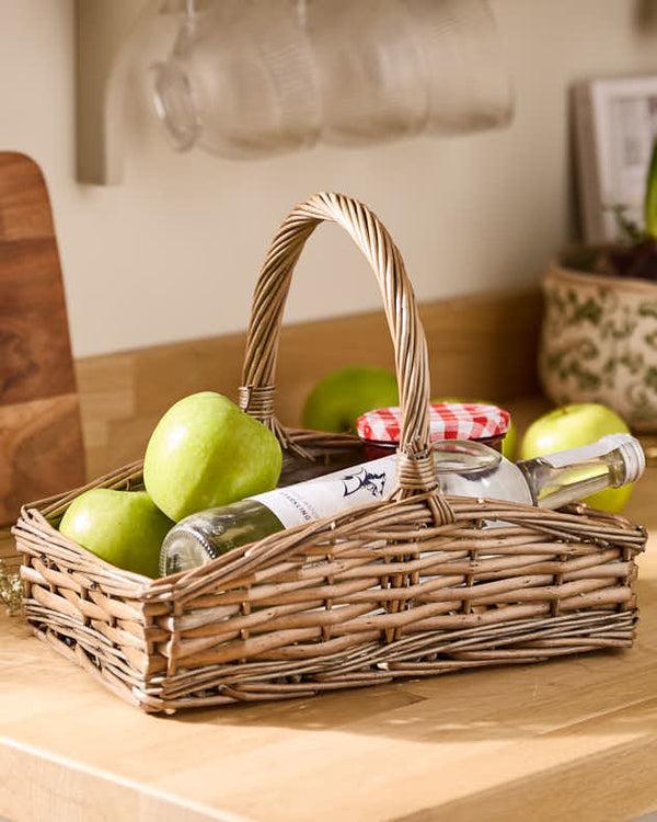 Dibor Wicker Gardening Trug Basket
