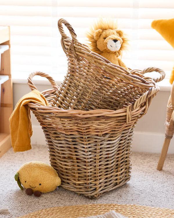 dibor Wicker Toy Basket