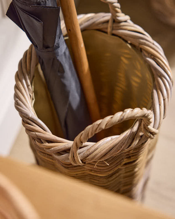 Dibor Wicker Umbrella Stand Basket